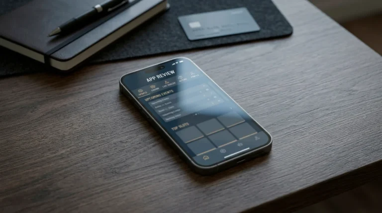 Fitzdares app on mobile showing sportsbook, casino lobby and account screens for UK players
